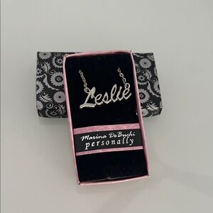 'Leslie' Silver Necklace